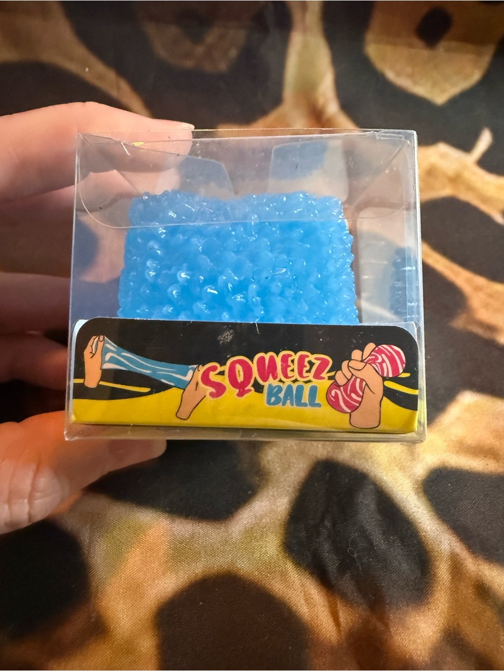 Blue Squeez Ball Cube - New in box